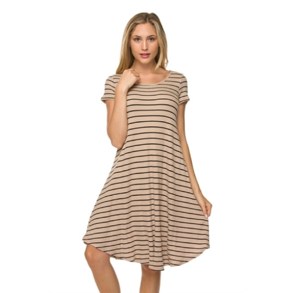Casual Thermal swing dress